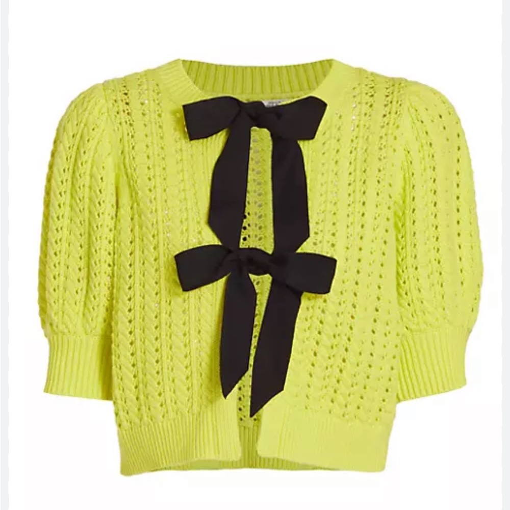 NEW WITH TAGS ALICE AND OLIVIA KITTY CARDIGAN
